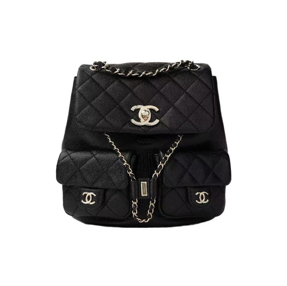 CHANEL Small Duma Backpack 25P - Black
