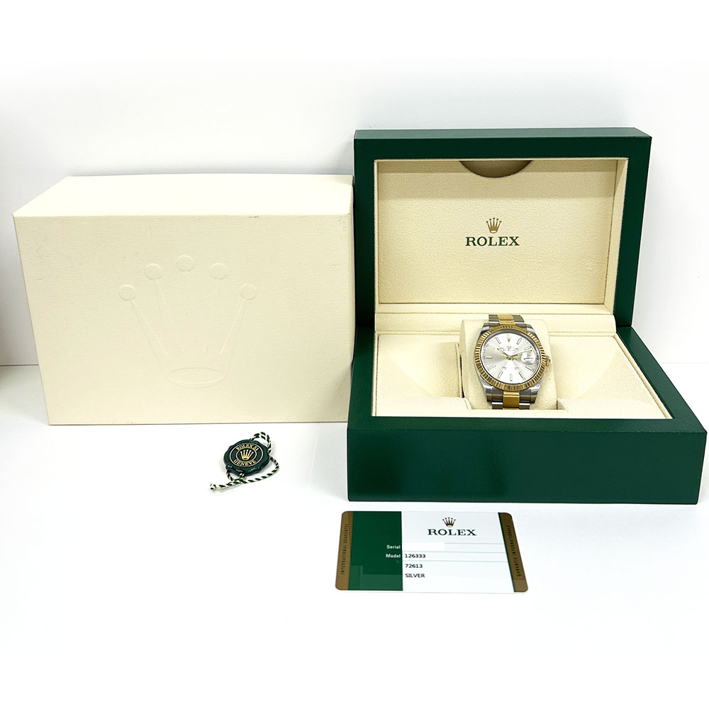 Rolex Datejust 41 Oyster, 41 mm, Oystersteel and yellow gold Reference 126333