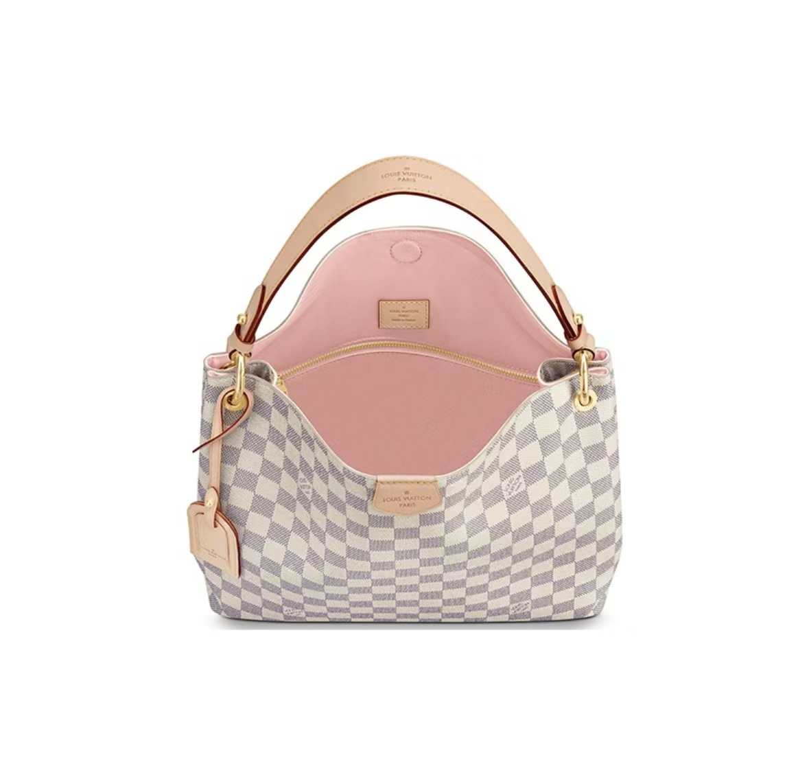 GRACEFUL DAMIER EBÈNE HOBO BAG