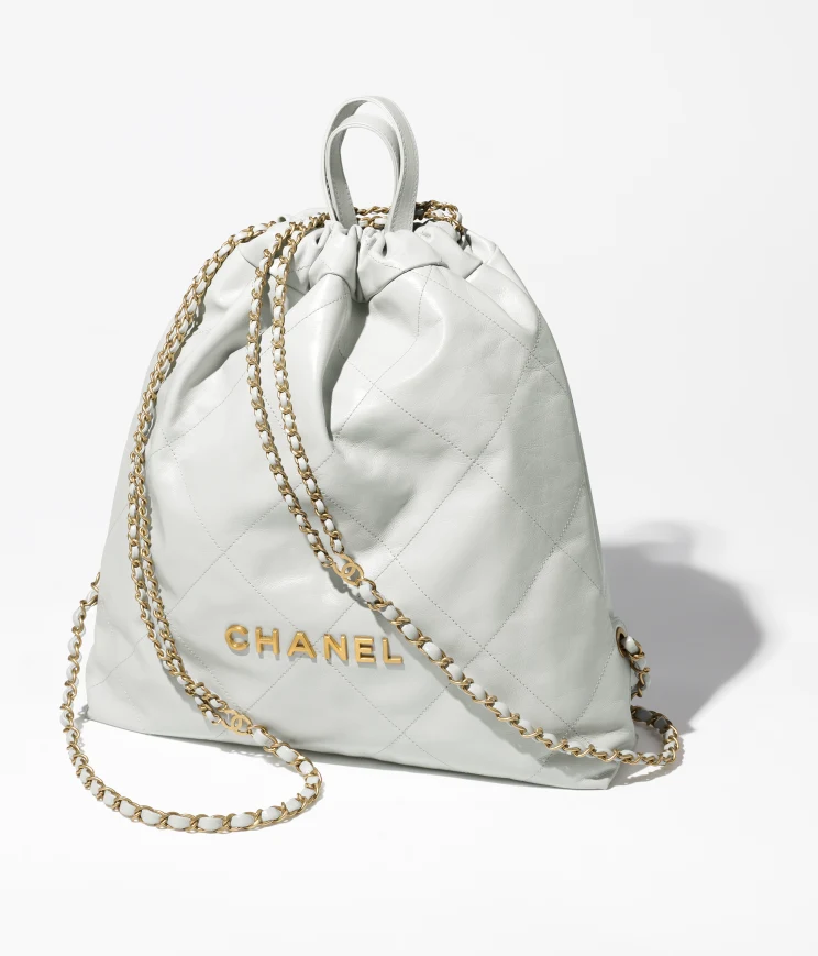CHANEL 22 LARGE BACKPACK White