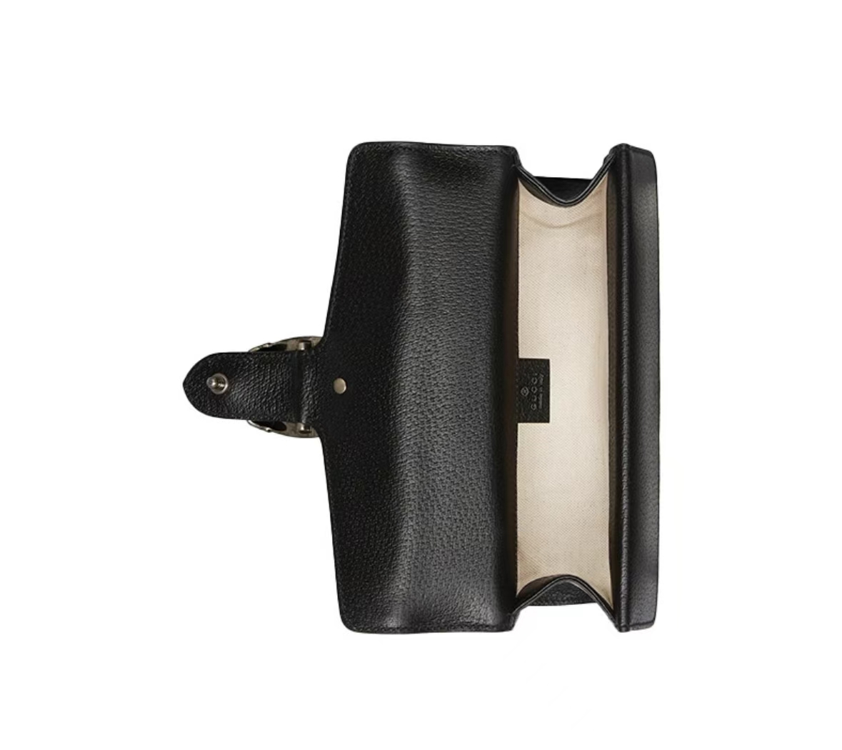 GUCCI DIONYSUS DENIM CHAIN BAG in Black Denim)