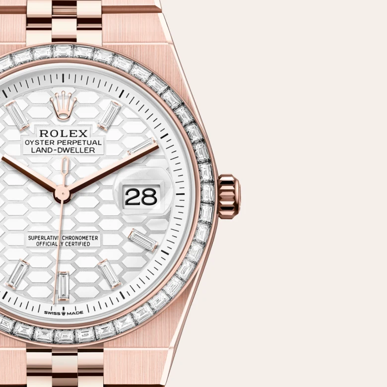 Rolex Land-Dweller 36 36 mm, 18 kt Everose gold