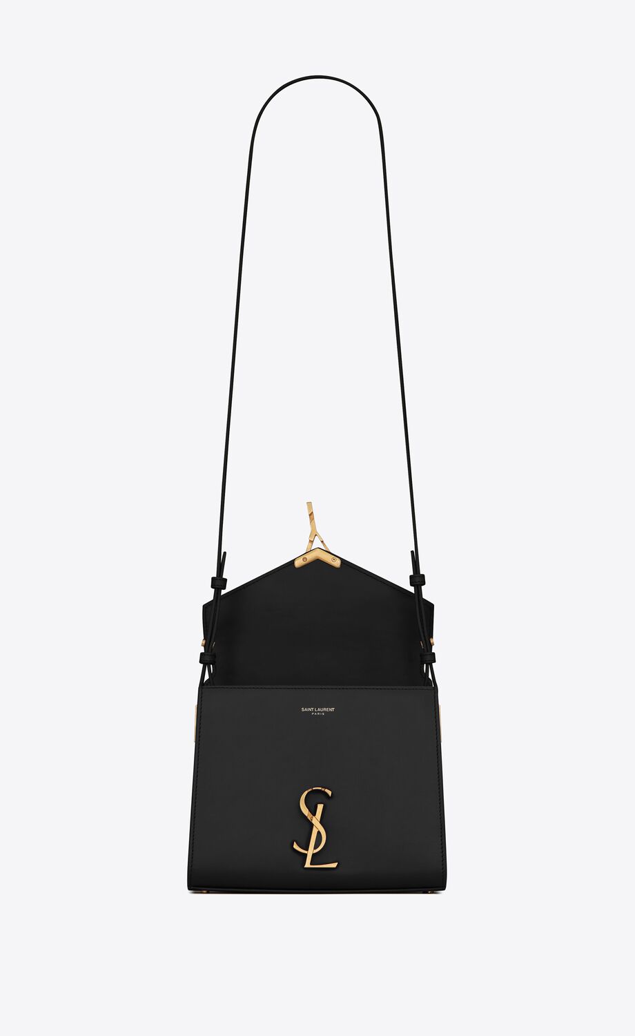 YSL Cassandra Mini Top Handle Bag in Box Leather