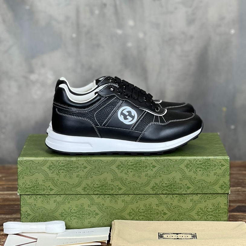 Gucci Casual Negro Suela Blanco Logo Sneaker – GCC166