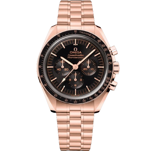 OMEGA SPEEDMASTER MOONWATCH PROFESSIONAL 42 MM, SEDNA™ GOLD ON SEDNA™ GOLD