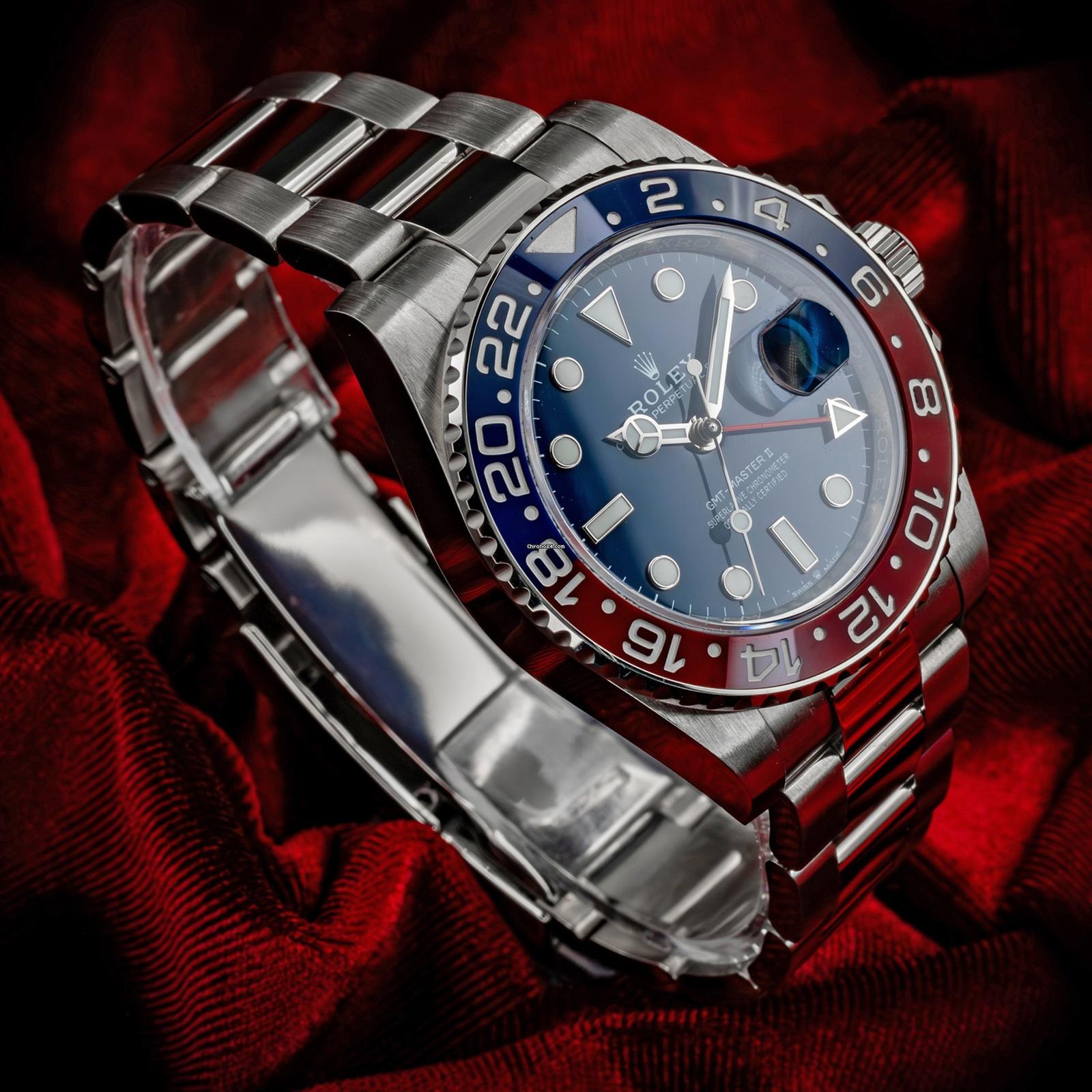 Rolex GMT-Master II Pepsi Blue Dial Men's Watch 126719BLRO-0003