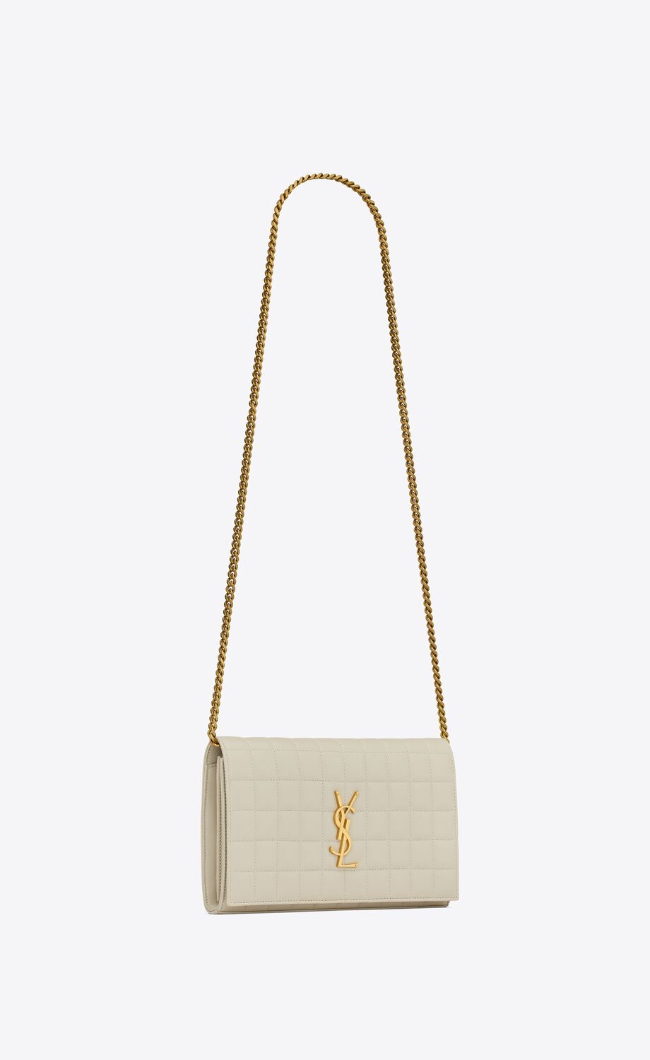 Saint Laurent Cassandre Lambskin Chain Wallet