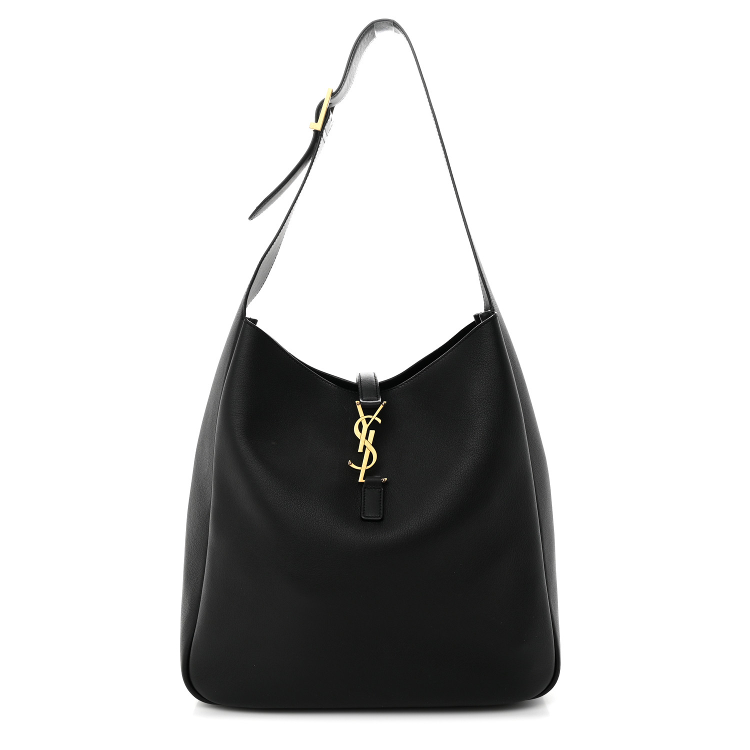 Smooth Calfskin Large Le 5 A 7 Soft Hobo Black