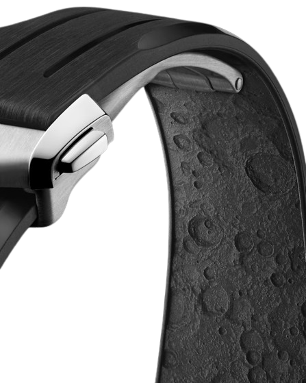 OMEGA SPEEDMASTER MOONWATCH PROFESSIONAL 42 MM, STEEL ON RUBBER STRAP