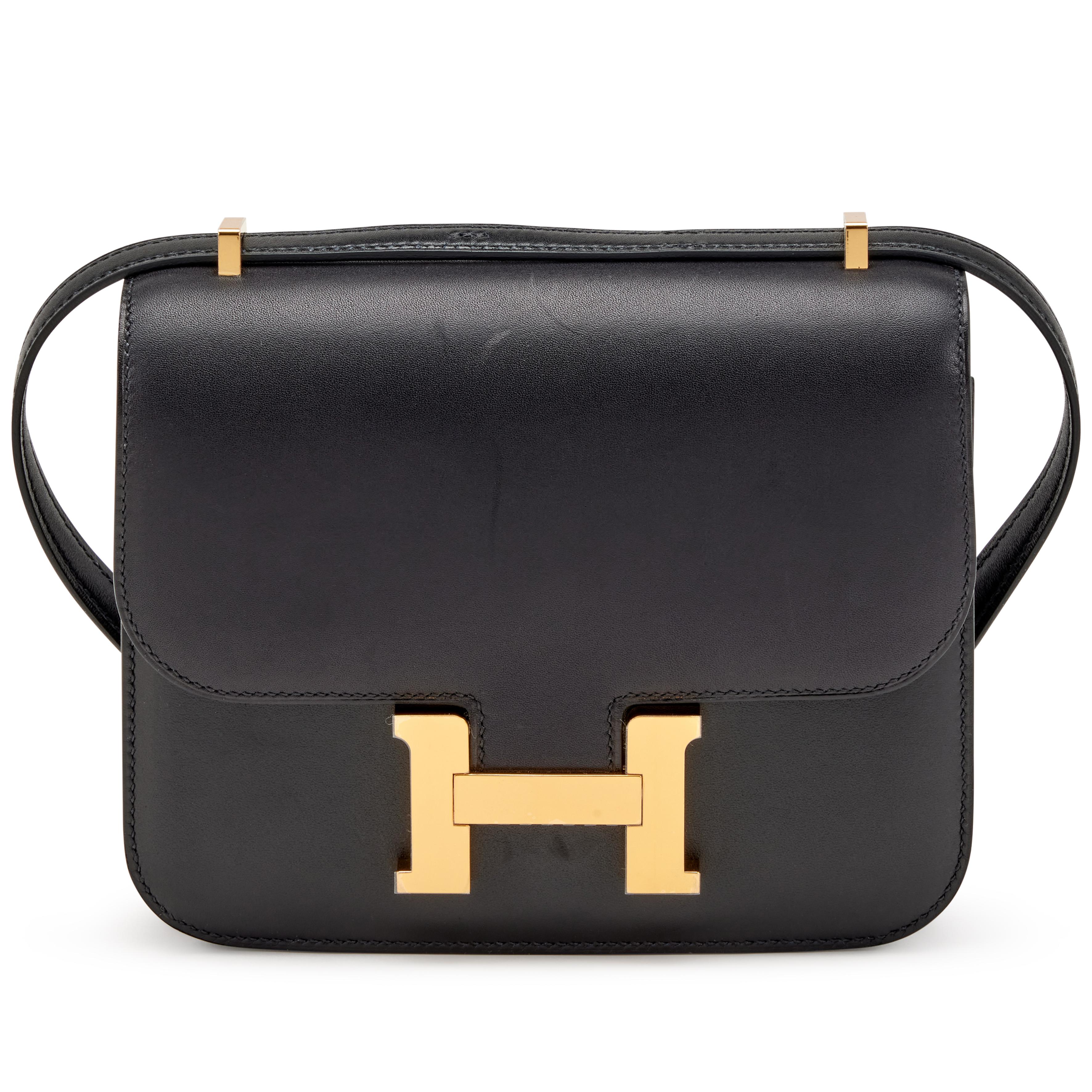 Hermès Constance Bag 18 Black Epsom Gold Hardware