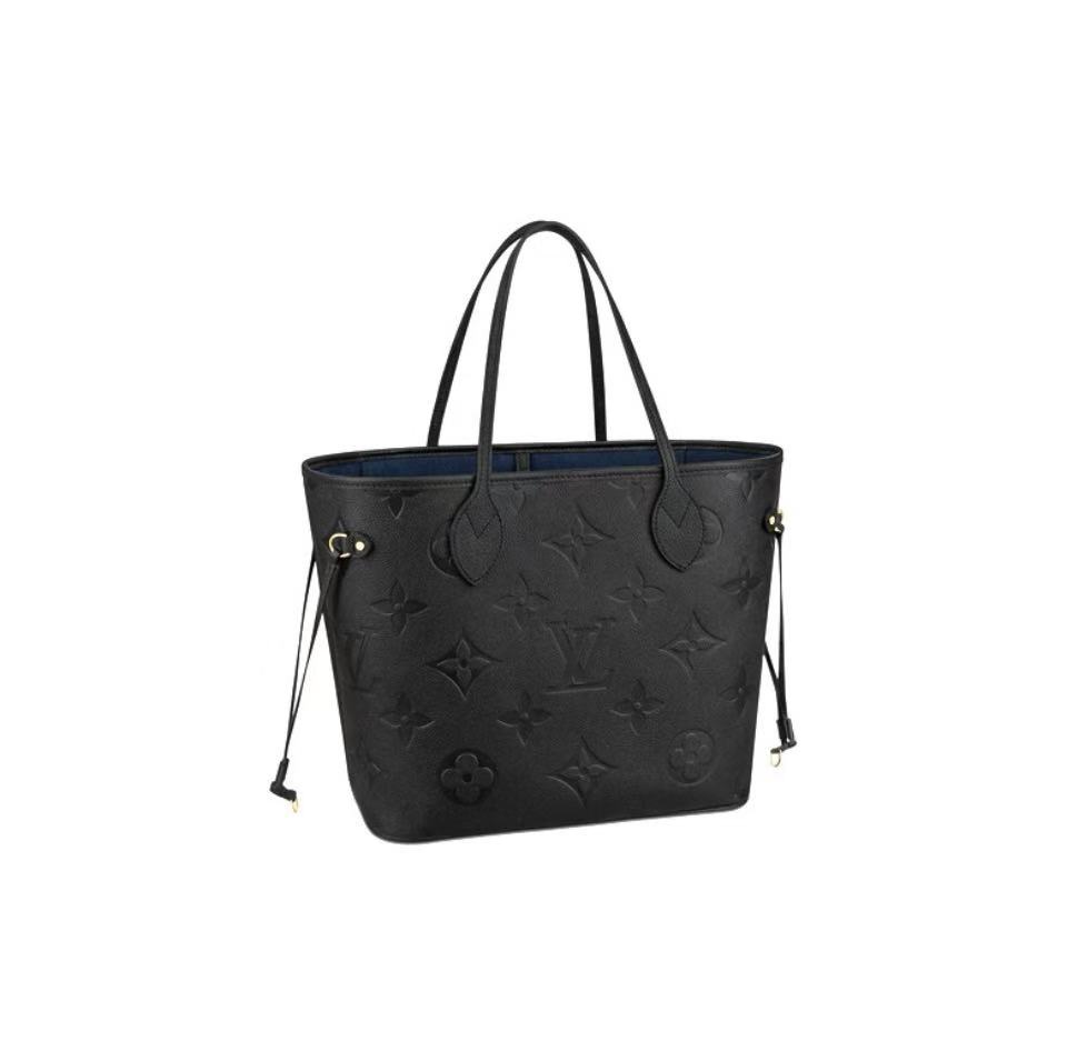 LOUIS VUITTON Neverfull MM Empreinte - Black