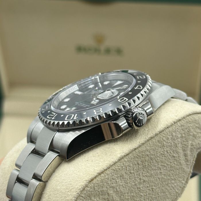 Rolex GMT Master ll Automatic Black Dial Steel Men's Watch M126710GRNR-0004