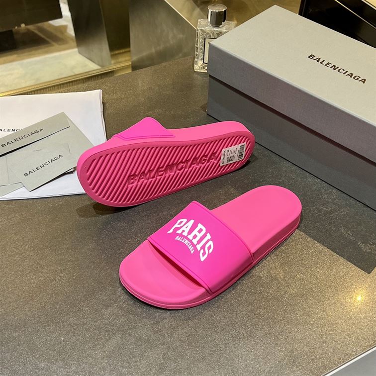 BALENCIAGA CITIES PARIS POOL SLIDE SANDAL – BBD010
