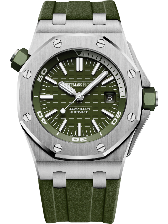 AUDEMARS PIGUET OFFSHORE DIVER Khaki Dial 42mm 15710ST.OO.A052CA.01