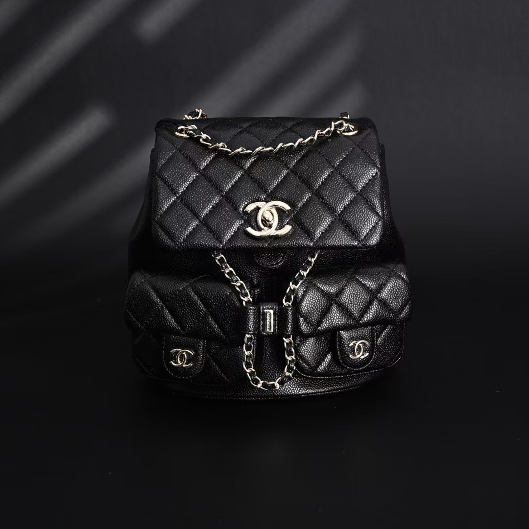 CHANEL Small Duma Backpack 25P - Black