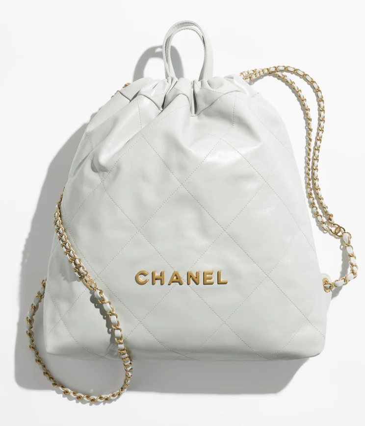 CHANEL 22 LARGE BACKPACK White