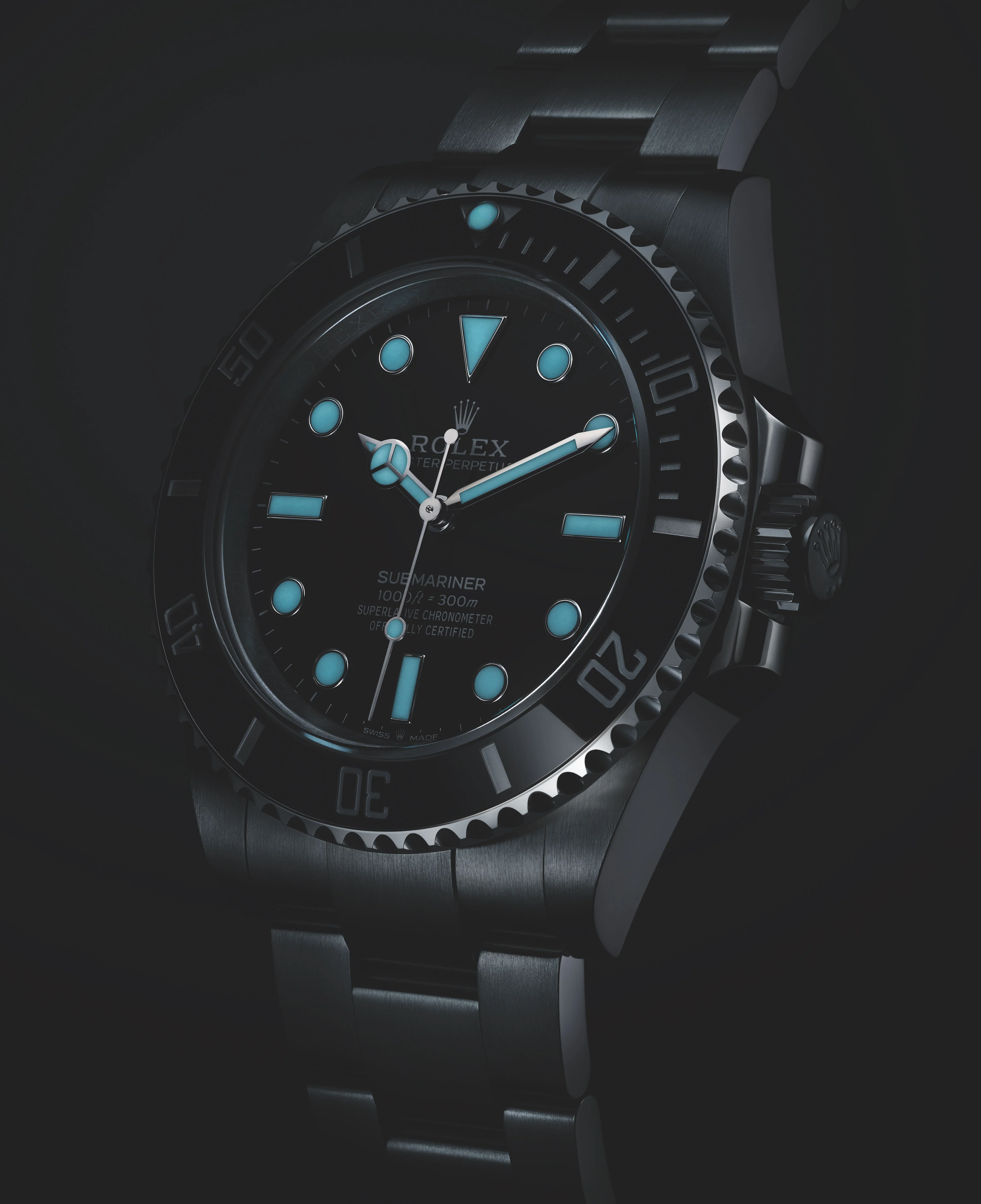 Rolex Submariner No Date Diver Watch Black Dial 40mm 114060-0002