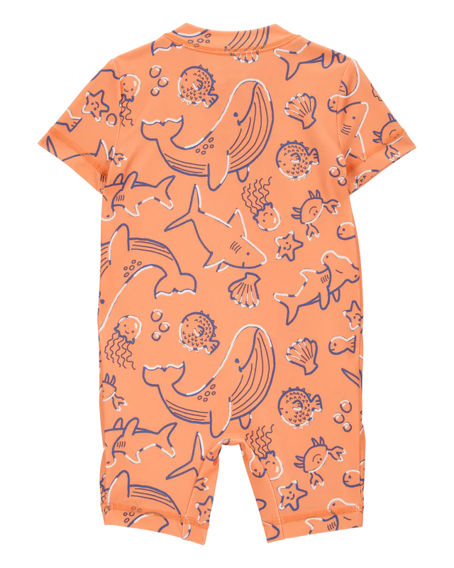 Carter's 1-Piece Rashguard - Orange