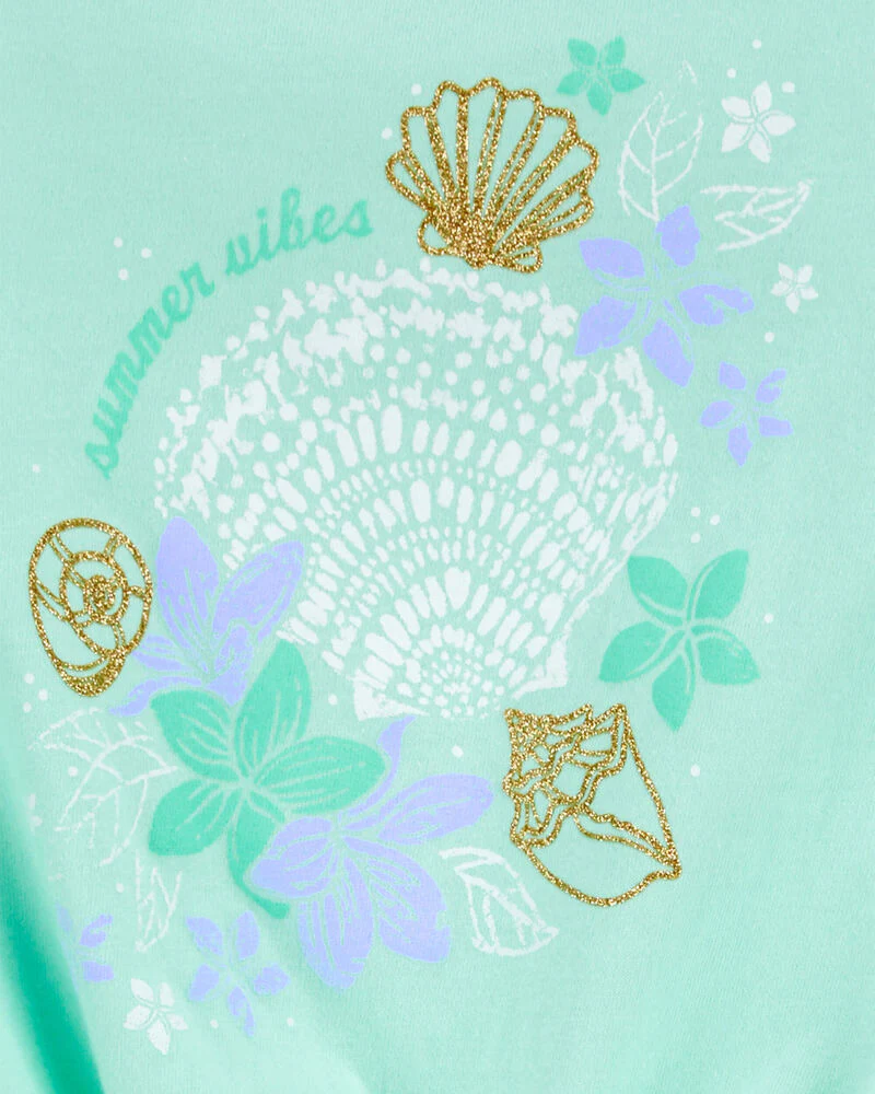 Oshkosh Toddler Summer Vibes Glitter Tank