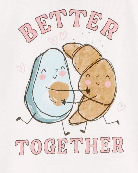 Carter's Baby 4-Piece Breakfast Print 100% Snug Fit Cotton Pajamas