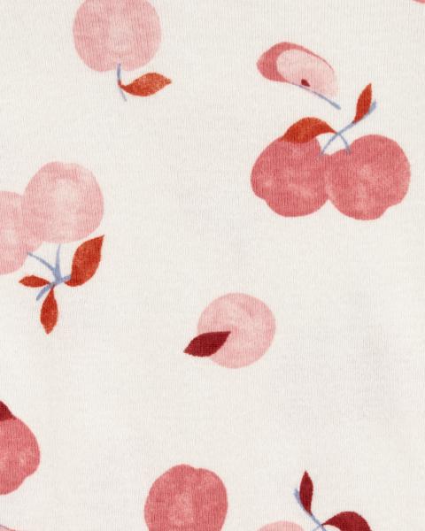Carter's 3-Pack Cherry Short Sleeve Bodysuits