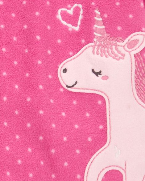 Carter's Toddler 1-Piece Unicorn Fleece Footie Pajamas