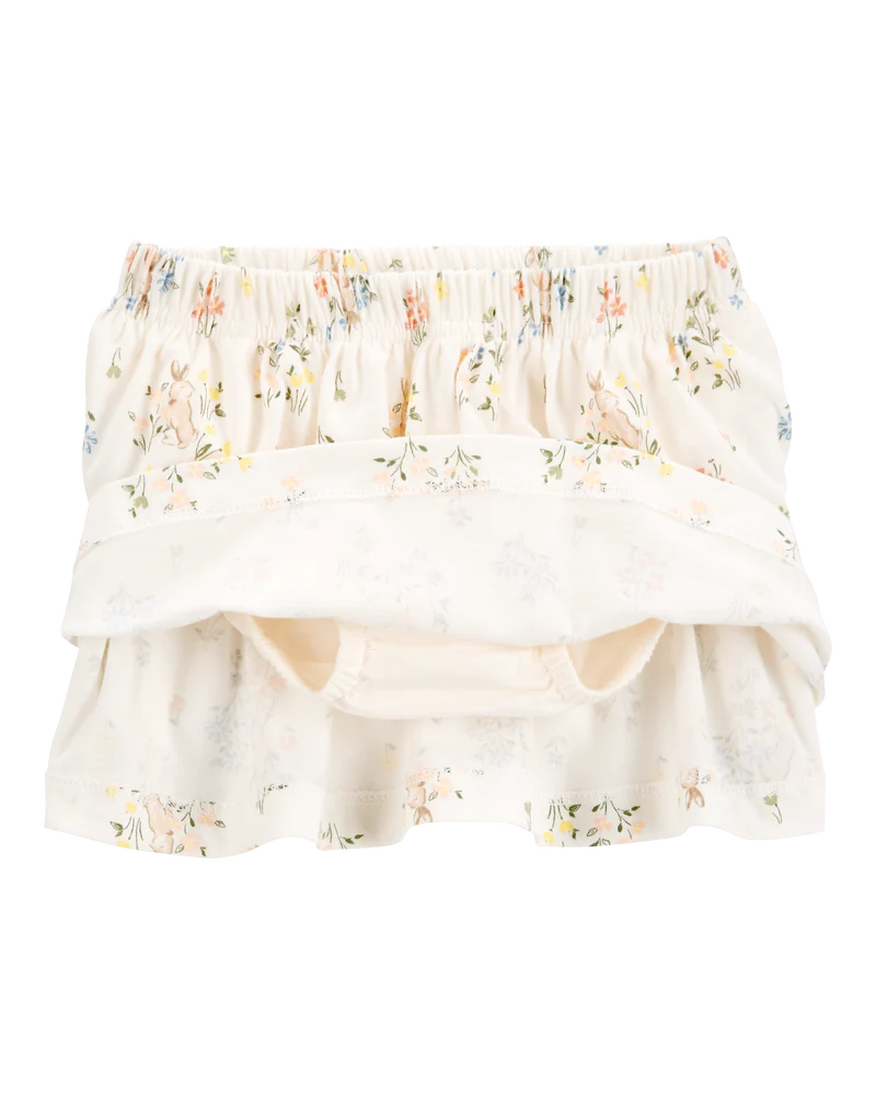 Carter's Toddler 2-Piece Bunny Floral Skort Outfit Set
