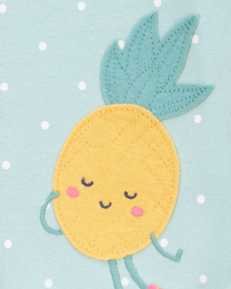 Carter's Baby 1-Piece Pineapple 100% Snug Fit Cotton Footless Pyjamas