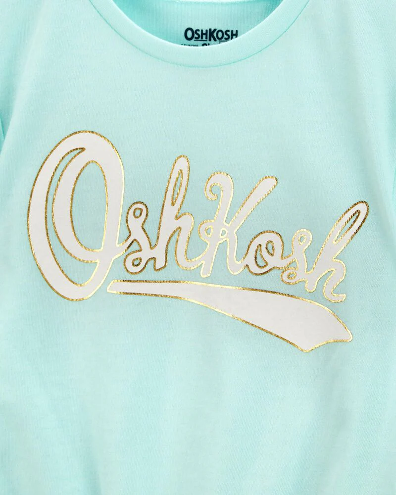 Oshkosh Kid OshKosh Logo Tie-Sleeve Tee
