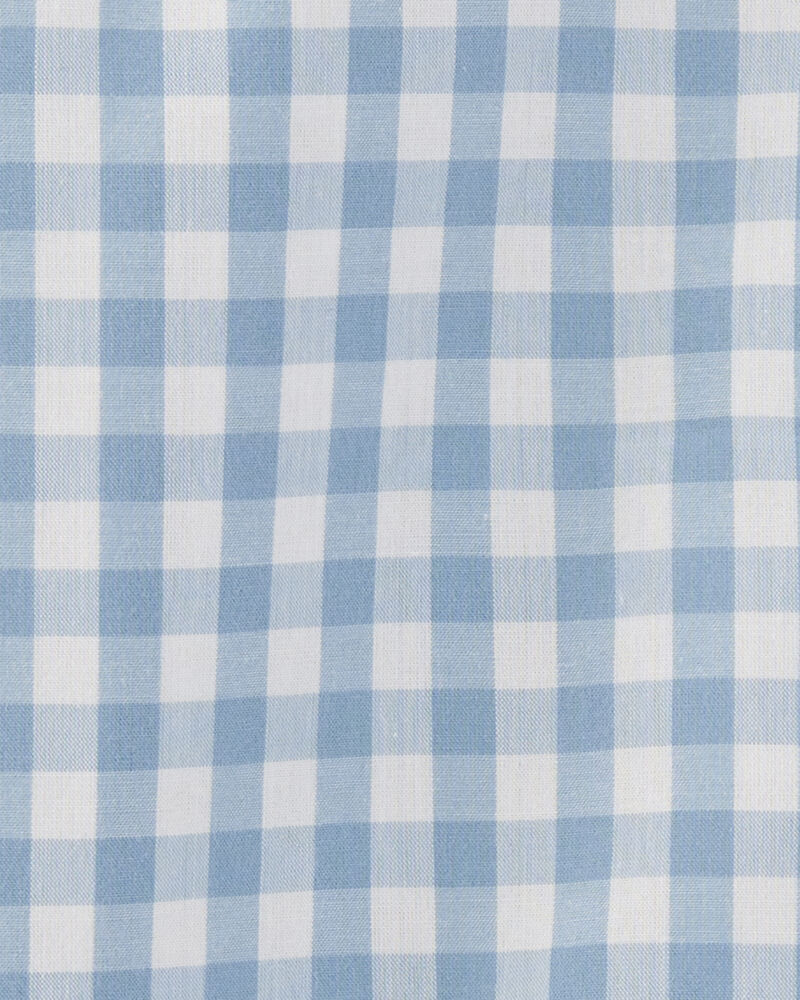 Carter's Kid Plaid Woven Long-Sleeve Button-Down Shirt - Blue