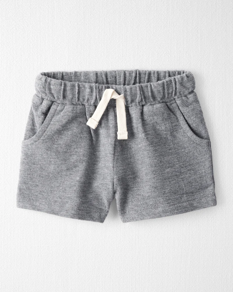 LITTLE PLANET Baby 2-Piece Henley Tee and Shorts Set Made with Organic Cotton