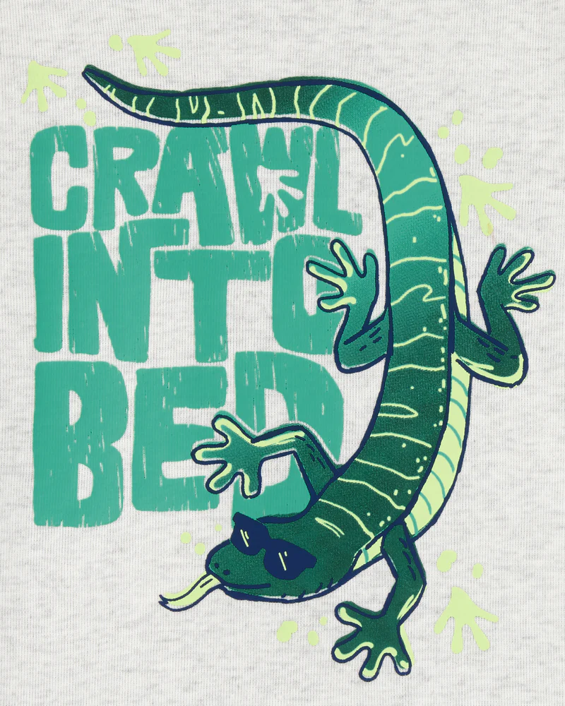 Carter's Baby 4-Piece Lizard Cotton Blend Pyjamas