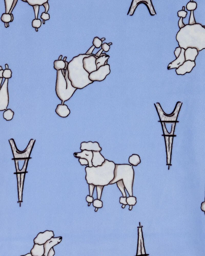 Carter's Kid 2-Piece Fuzzy Velboa Poodle Pyjamas