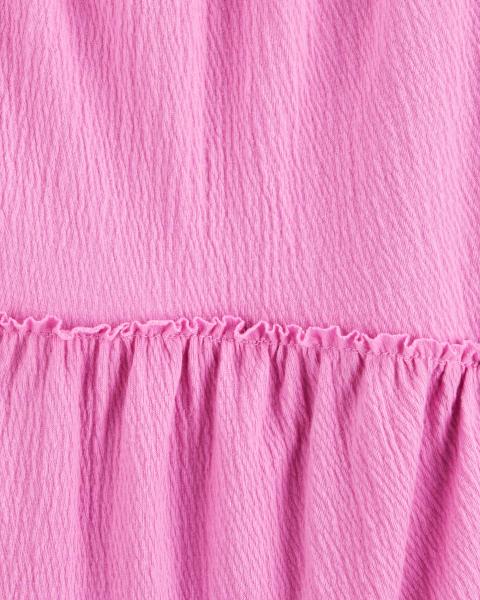 Oshkosh Kid Crinkle Tank Pink