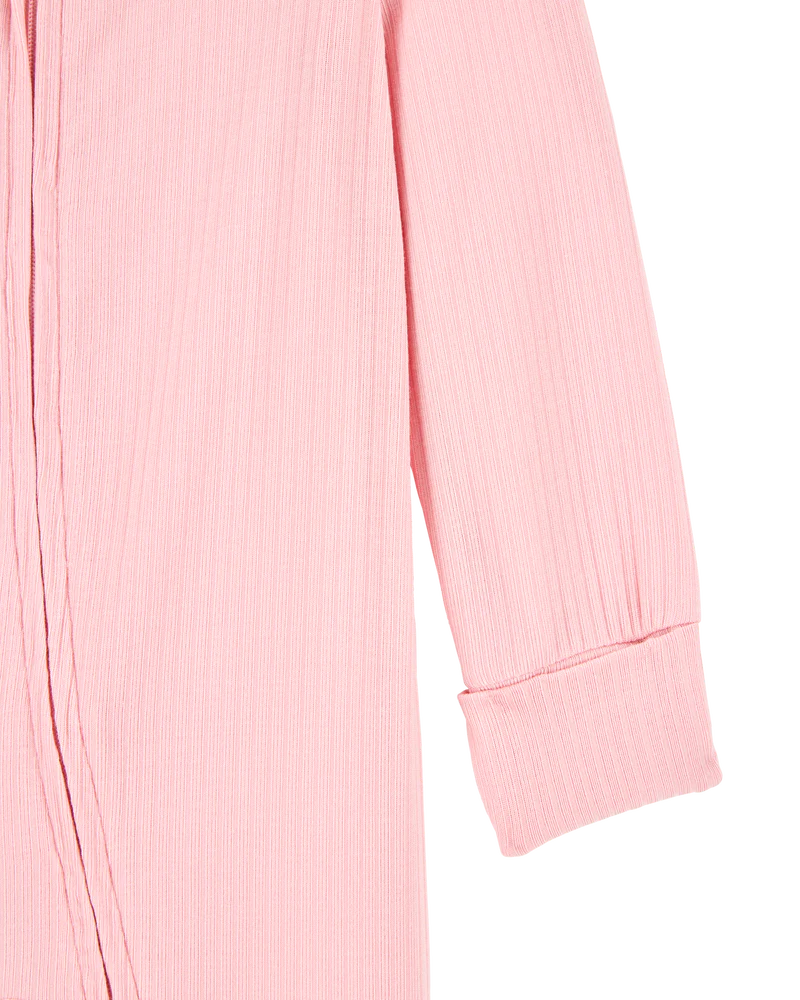 Baby Zip-Up PurelySoft Pink Sleep and Play