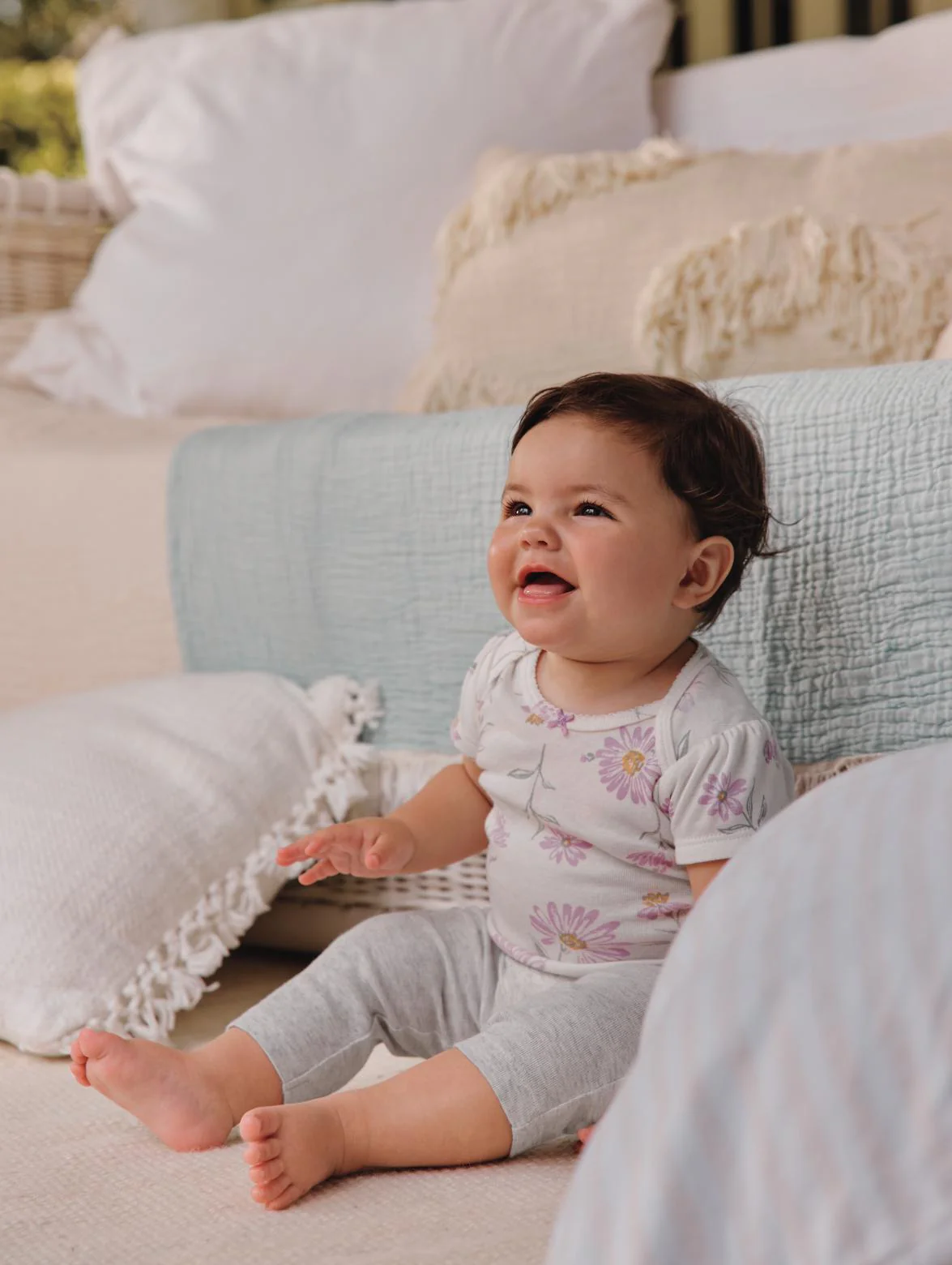 Carter's Baby 5-Pack Floral Short-Sleeve Bodysuits