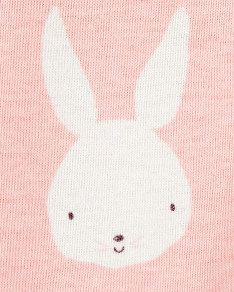 Carter's Baby Bunny Cotton Pink Sleep and Play