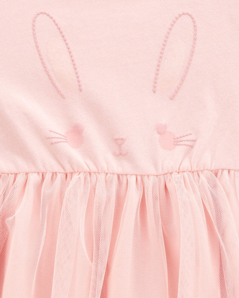 Carter's Toddler Bunny Short-Sleeve Dress - Pink