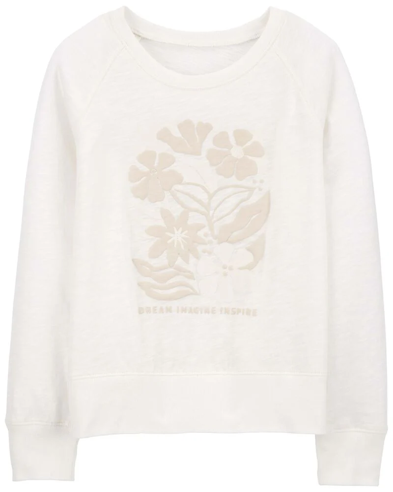 Carter's Floral Pullover Sweatshirt with Floral Active Leggings
