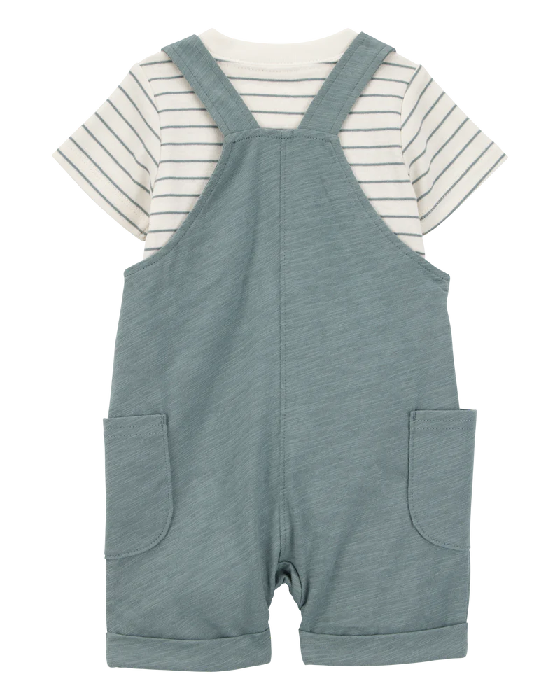 Carter's Baby 3-Piece Striped Shortall Set