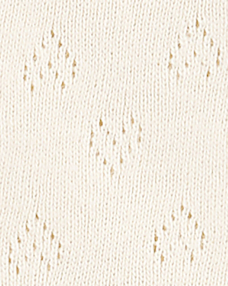 Carter's Baby 3-Piece Pointelle Heart Set - Cream