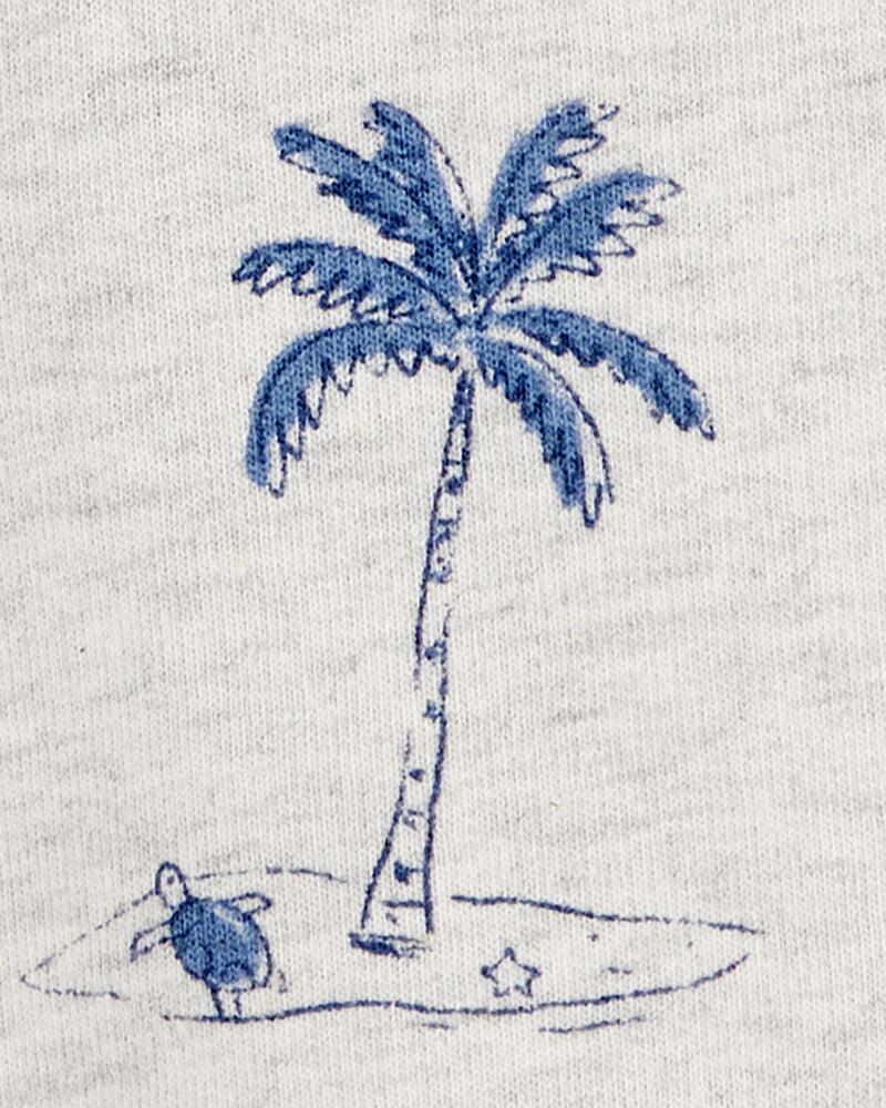 Carter's Toddler 2-Piece Beach Print Short Set - Grey