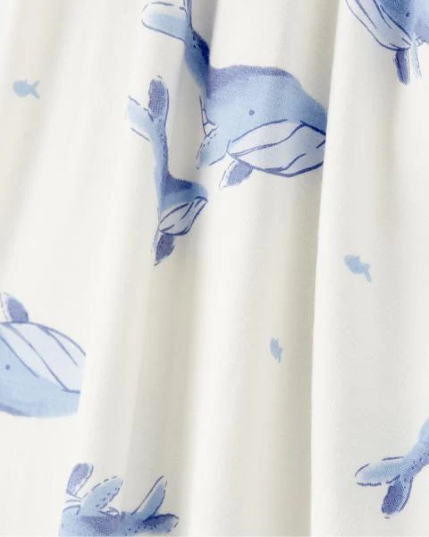 Carter's 1-Piece Whale Print ECOVERO Pyjamas
