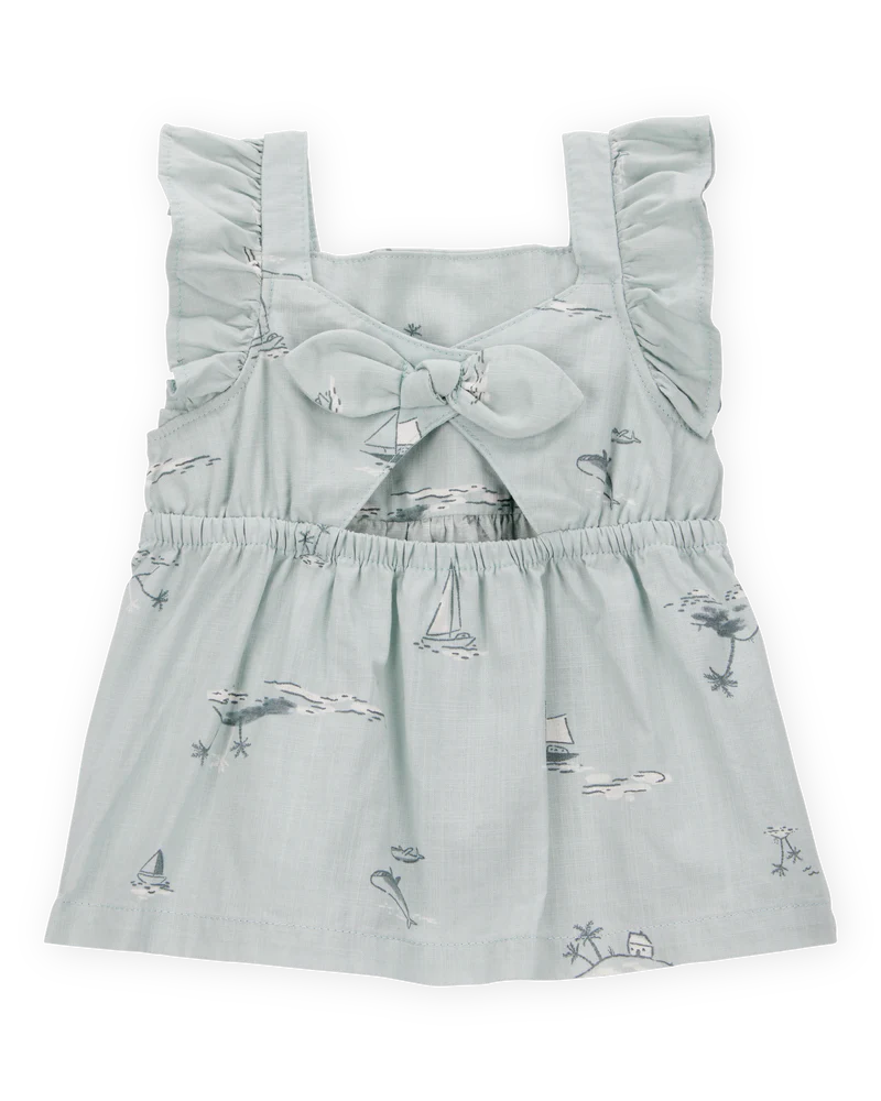 Carter's Baby 2-Piece Flutter Tank & Pull-On Short Set