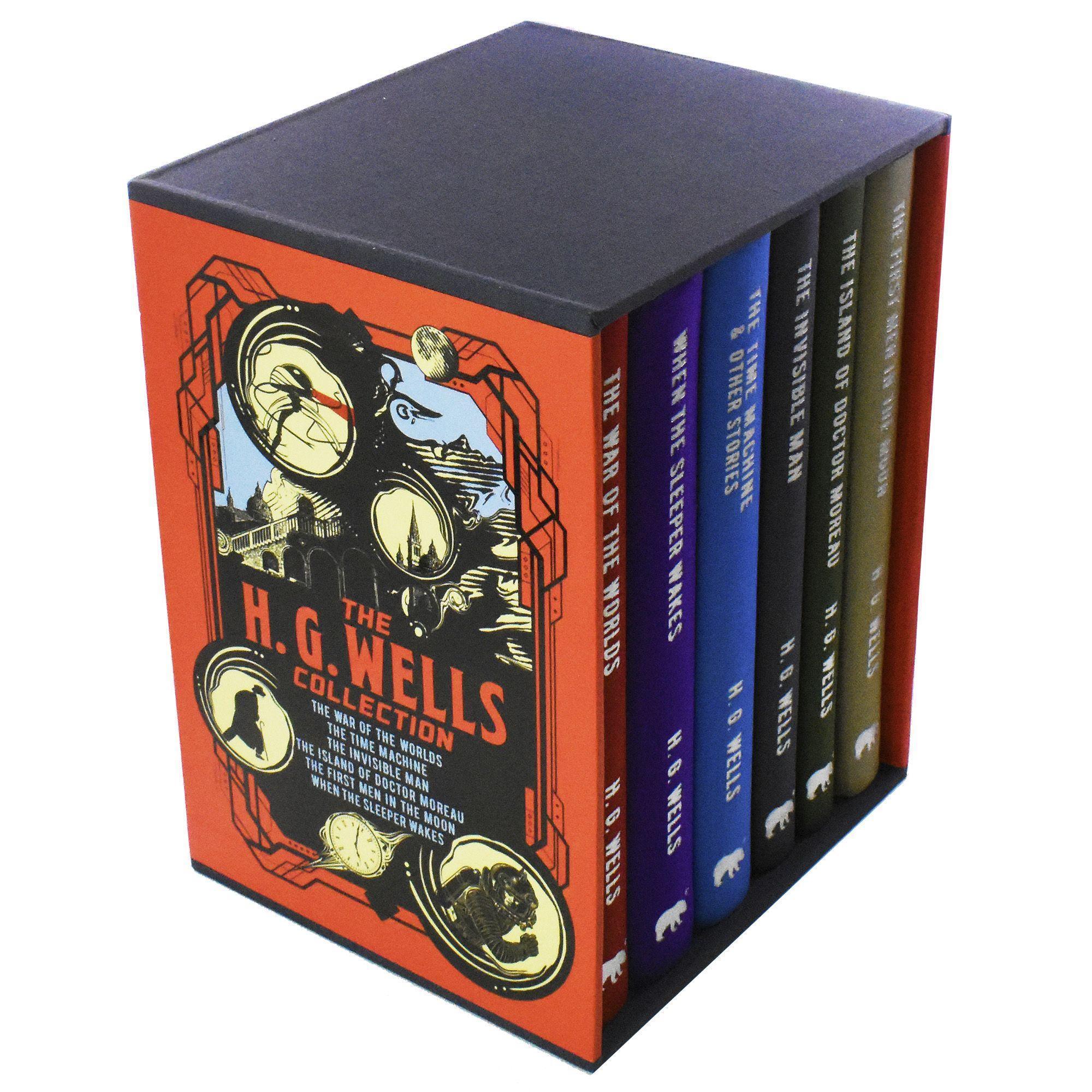 H. G. Wells 6 Books Box Set Collection By Herbert George - Young Adult - Hardback