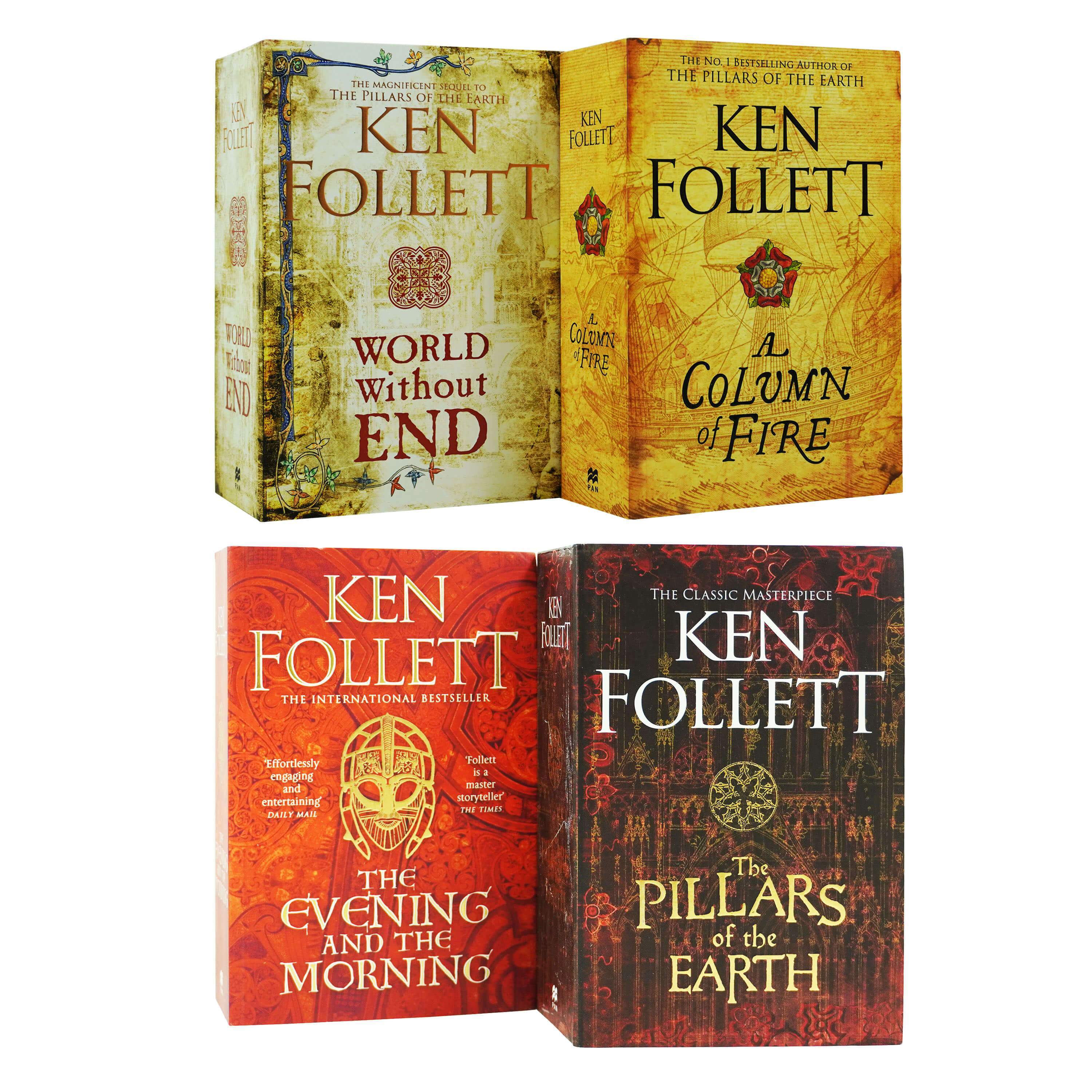 Kingsbridge Series by Ken Follett 4 Books Collection Set - Fiction - Paperback