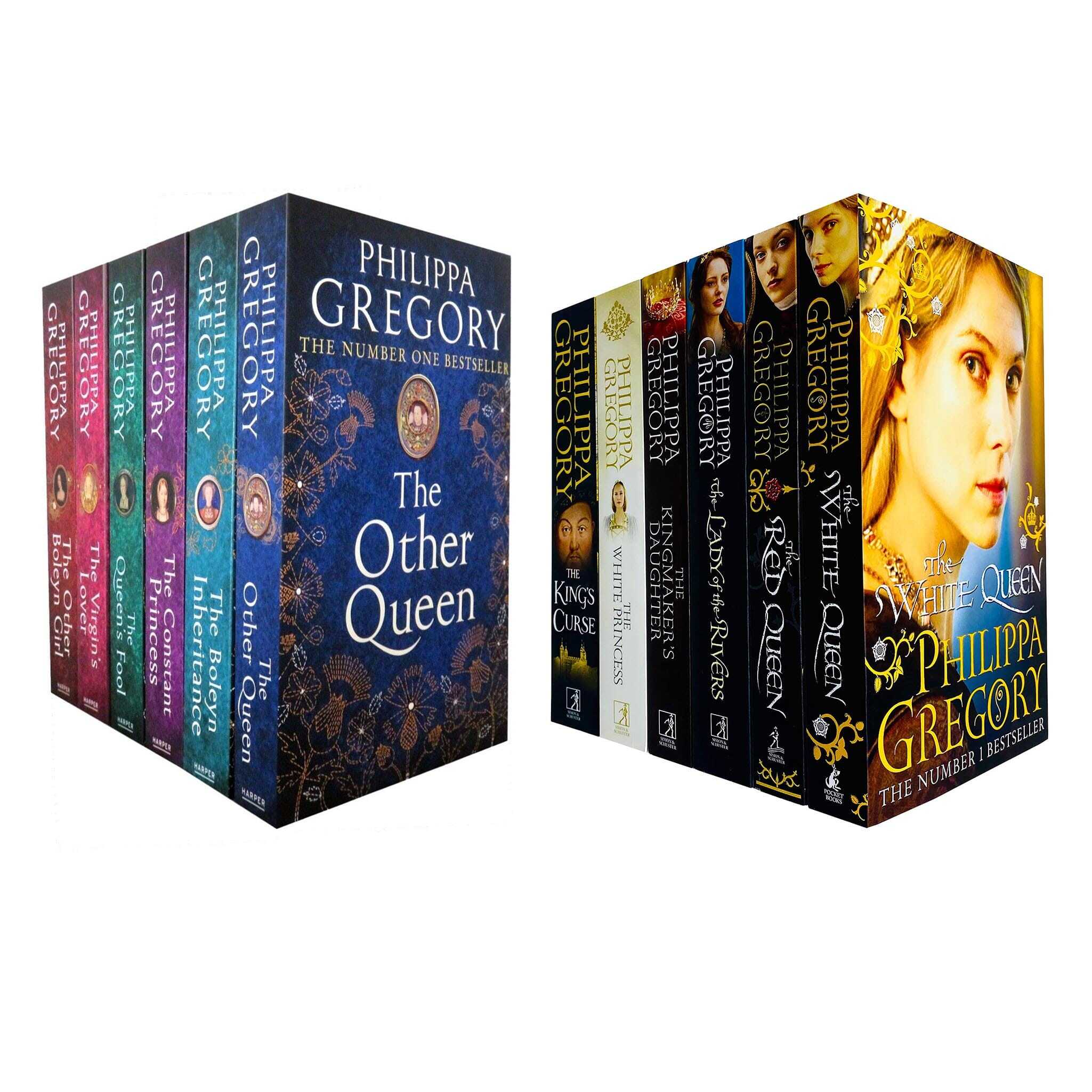 Philippa Gregory: Tudor Court and Cousins' War Series 12 Books Collection Set - Fiction - Paperback
