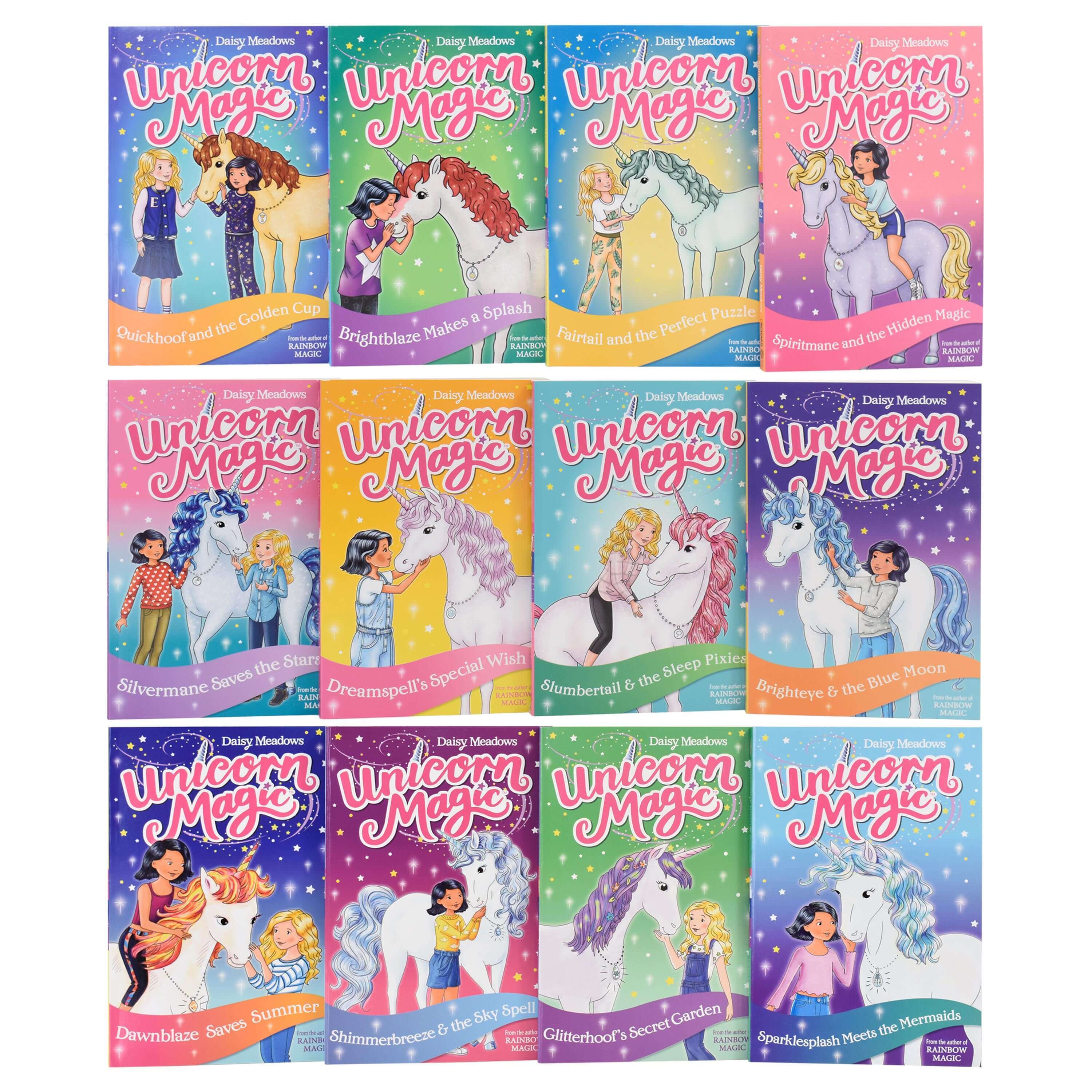 Unicorn Magic Enchanted Valley 12 Books Collection Set By Daisy Meadows - Ages 5-7 - Paperback