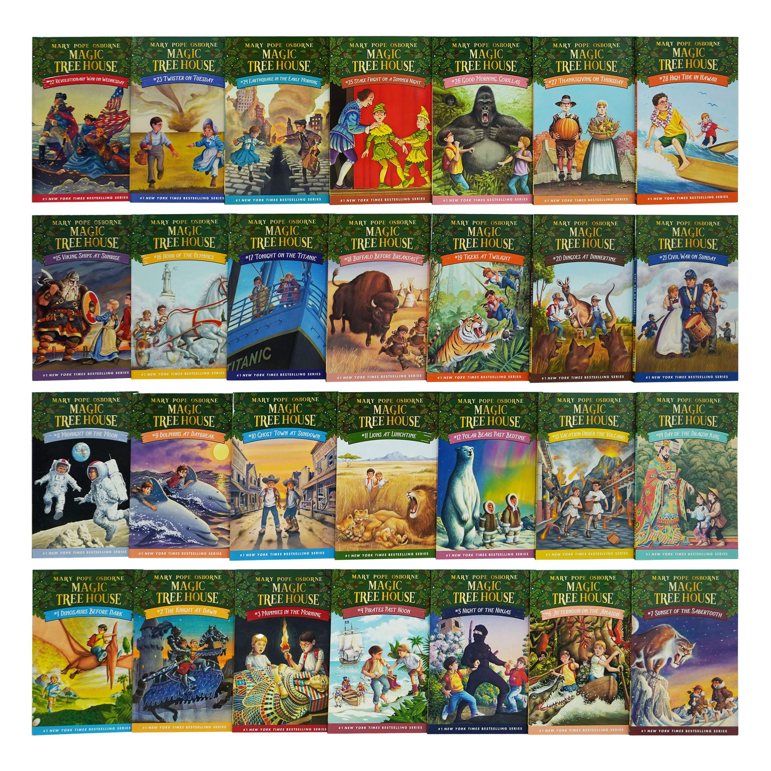 Magic Tree House by Mary Pope Osborne: Books 1-28 Box Set - Ages 6-9 - Paperback