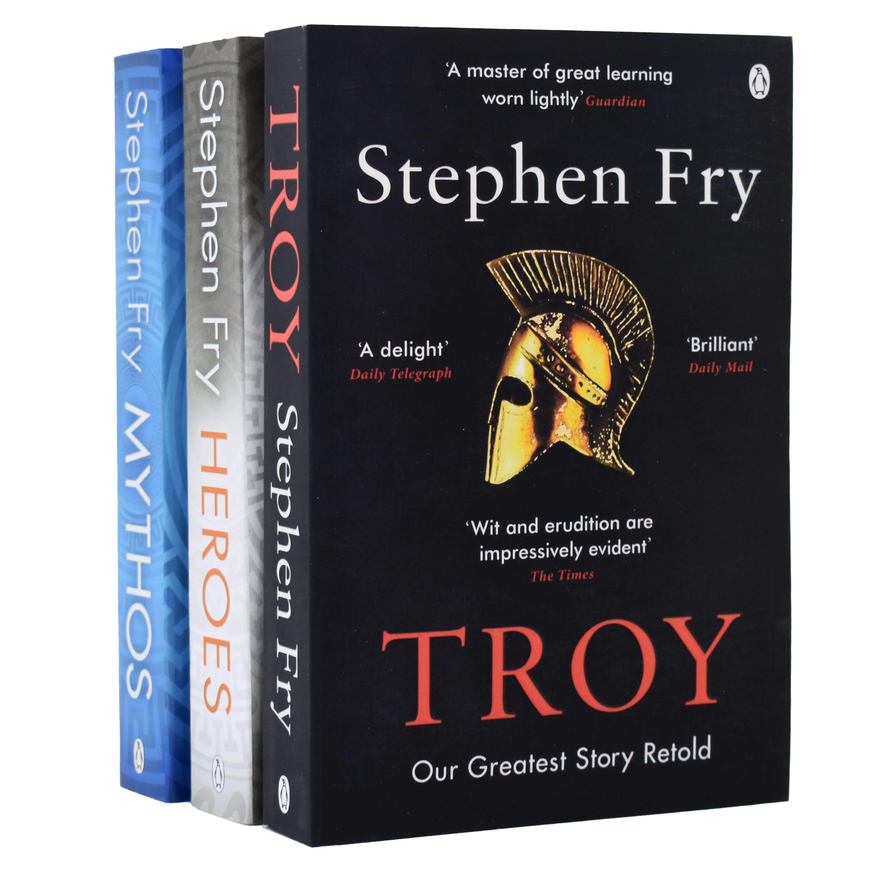 Stephen Fry Greek Myths Series 3 Books Collection Set - Fiction - Paperback